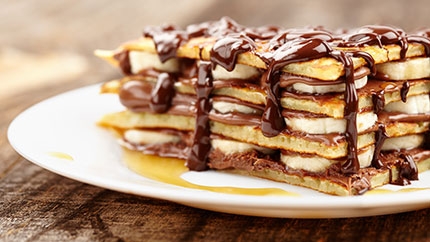 Chocolate Banana Pancakes 282582.jpg