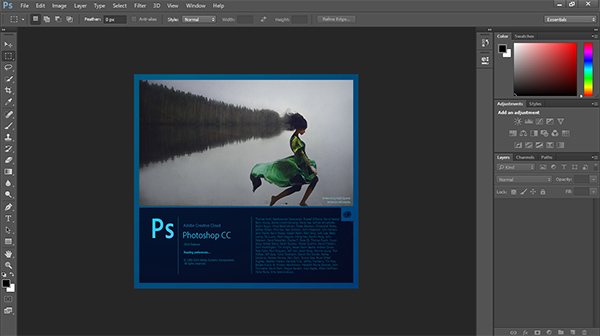   .. Adobe Photoshop CC version 15  